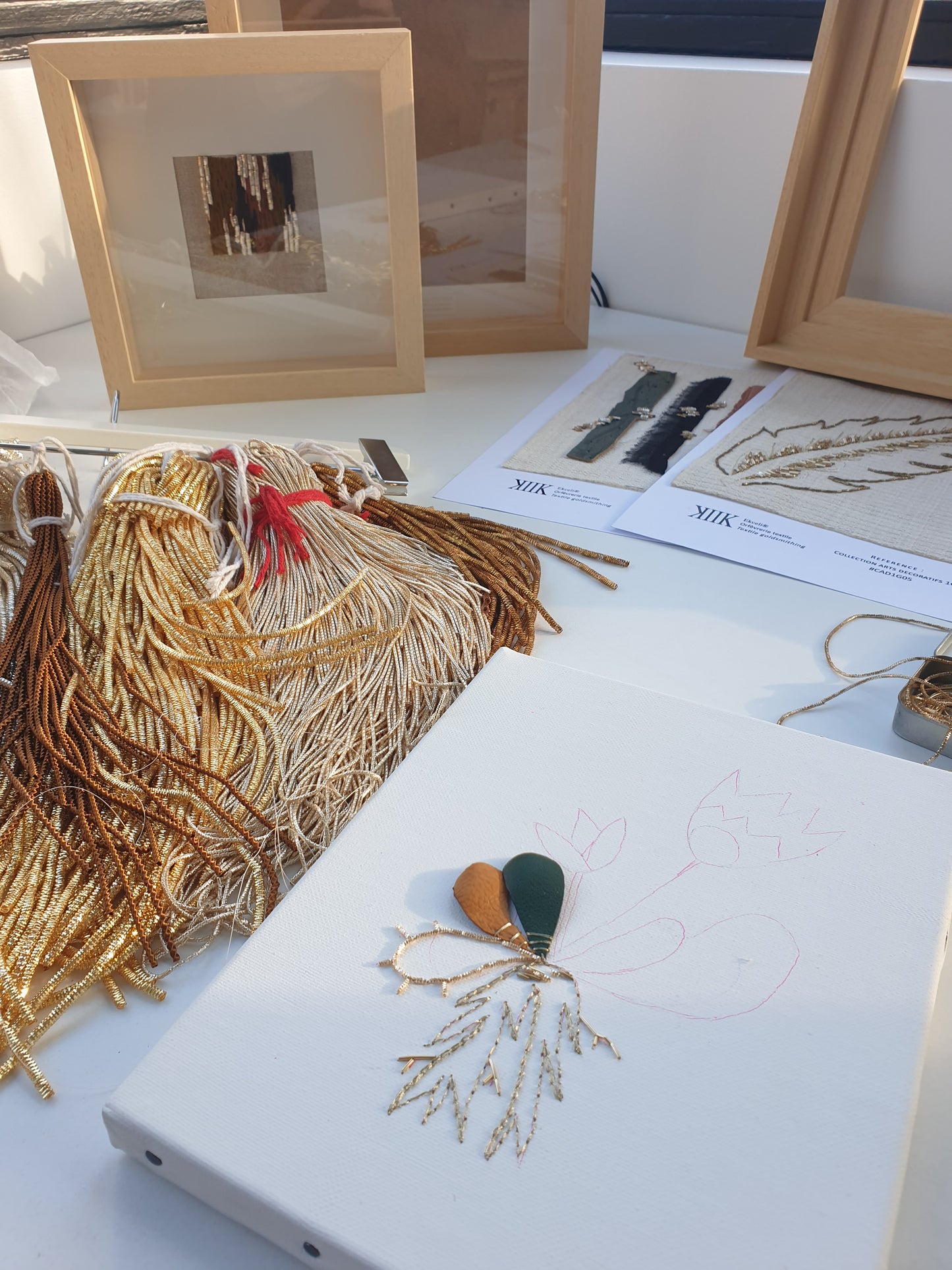 Brodez votre herbier au fil d'or - 2h30