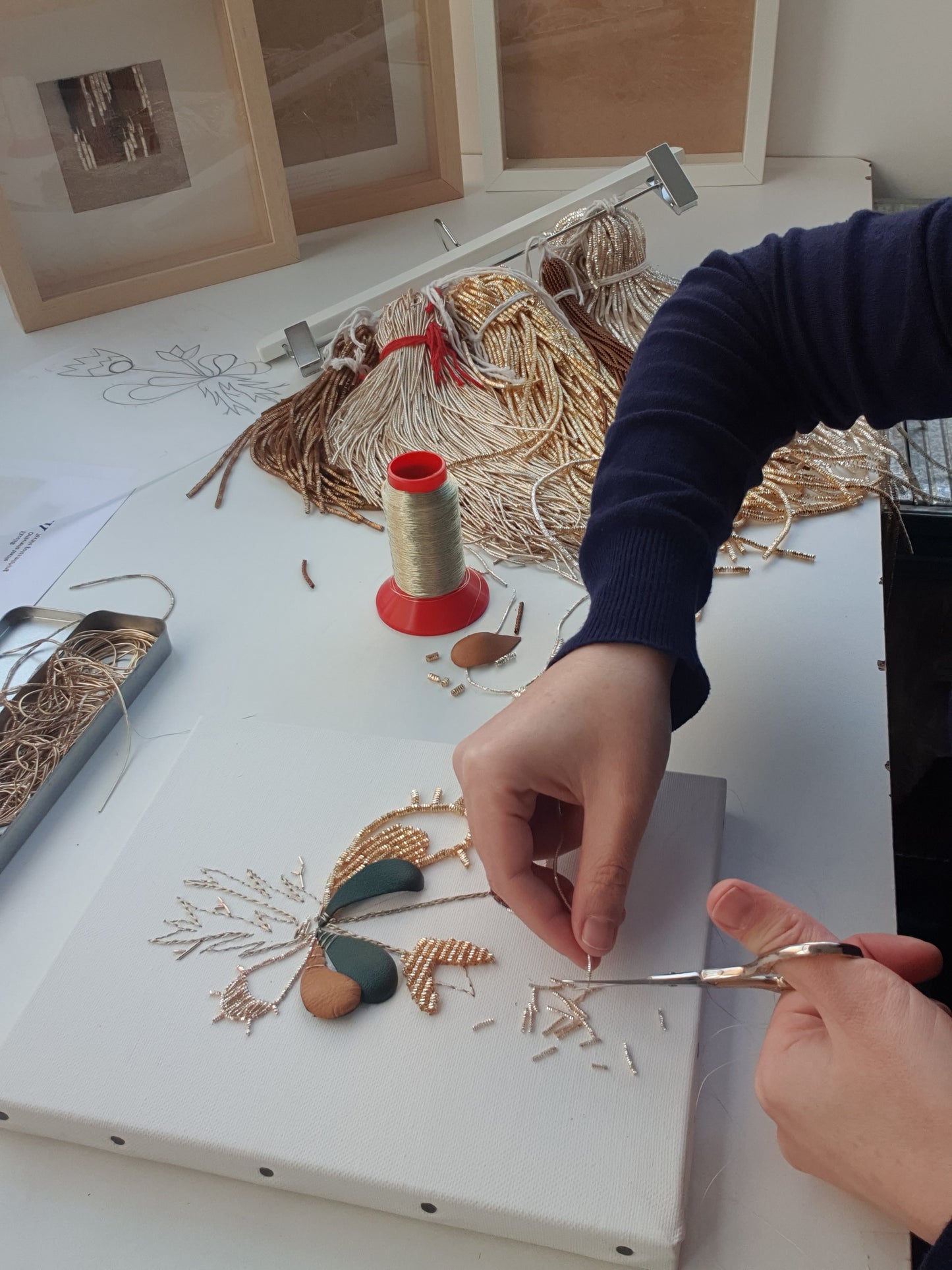 Brodez votre herbier au fil d'or - 2h30