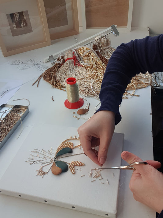 Brodez votre herbier au fil d'or - 2h30