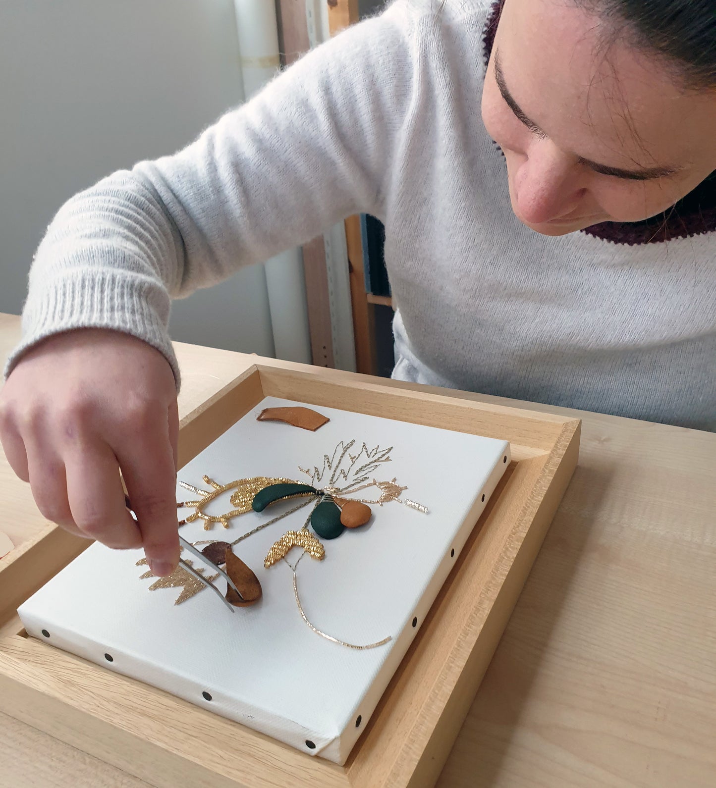 Brodez votre herbier au fil d'or - 2h30