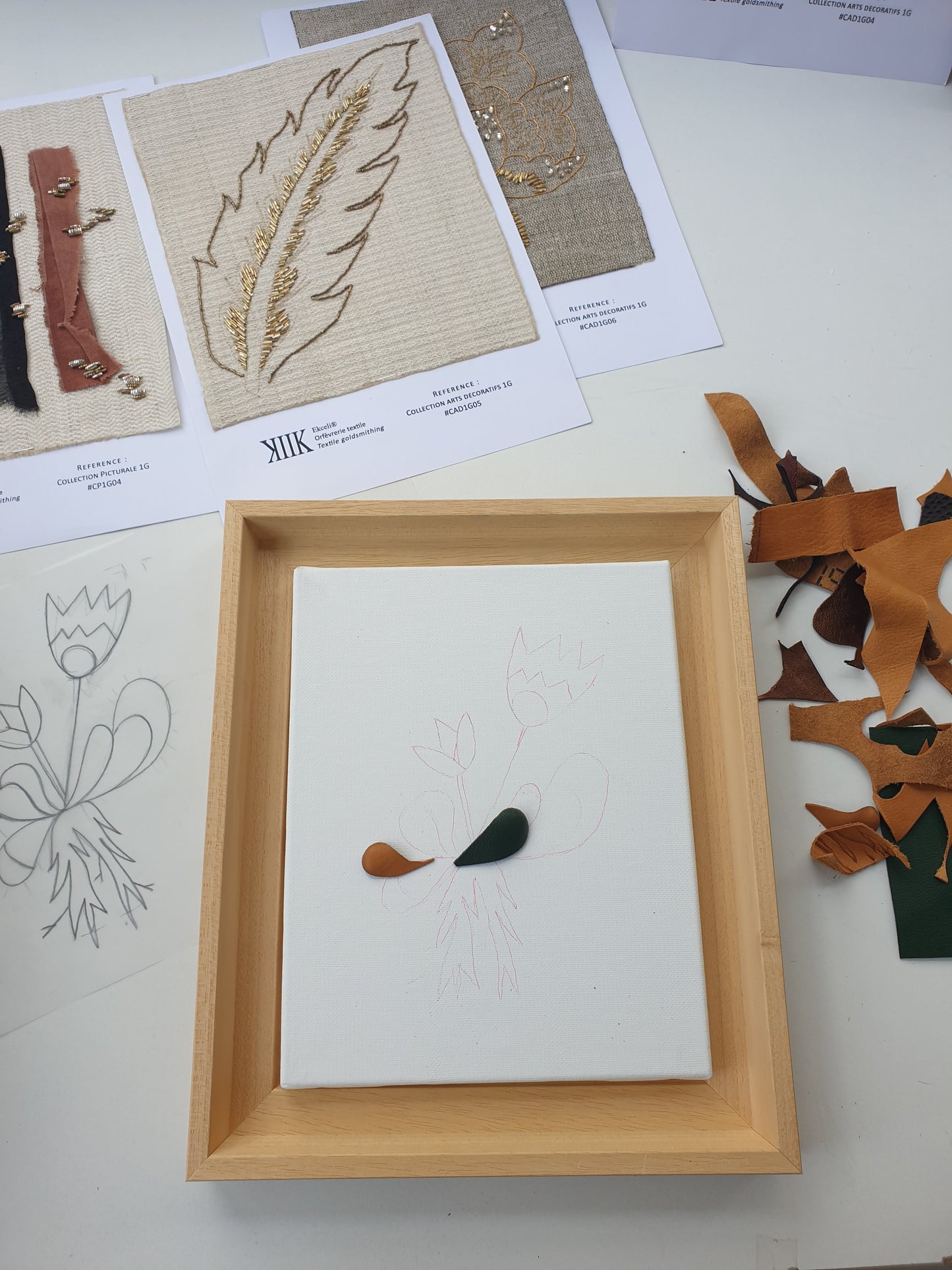 Brodez votre herbier au fil d'or - 2h30